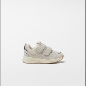 Like New ZARA Kids Beige Velcro Sneakers